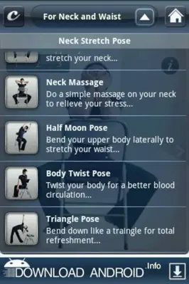 Stretch Exercises android App screenshot 1